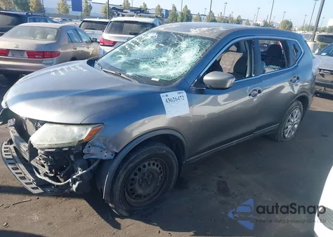 2016 Nissan Rogue S from USA, damaged, VIN KNMAT2MTXGP636132